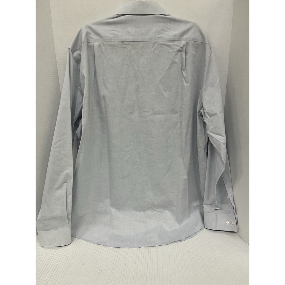 Calvin Klein Non-Iron Men's Slim Fit Dress Shirt – Tall Size - Picture 8 of 12
